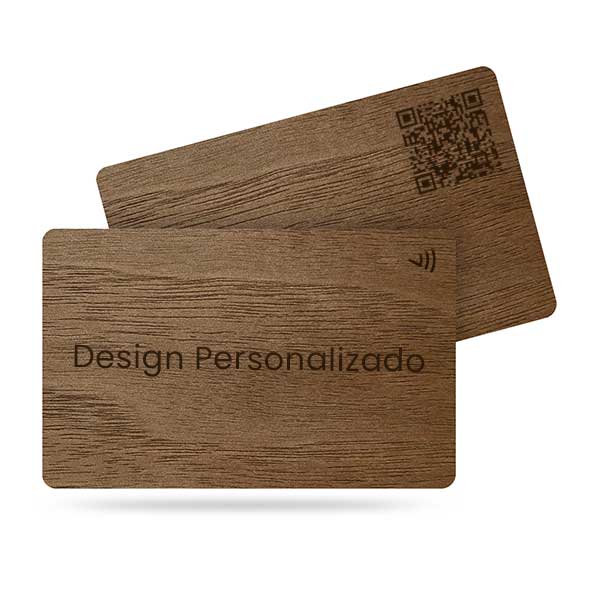 Cartão de Visita Nogueira Personalizado - NFC e QR Code